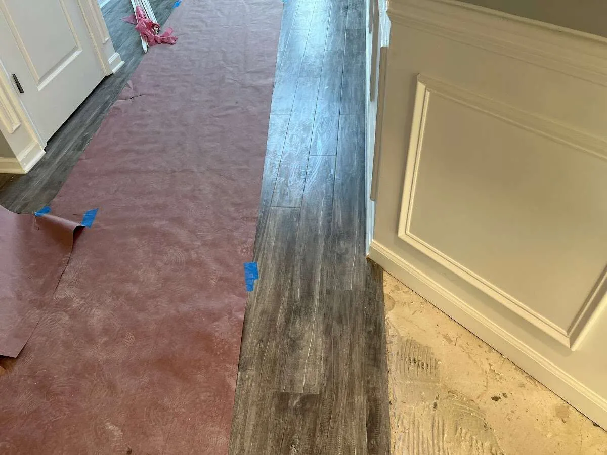 Completed marble shower restoration in Oak Park